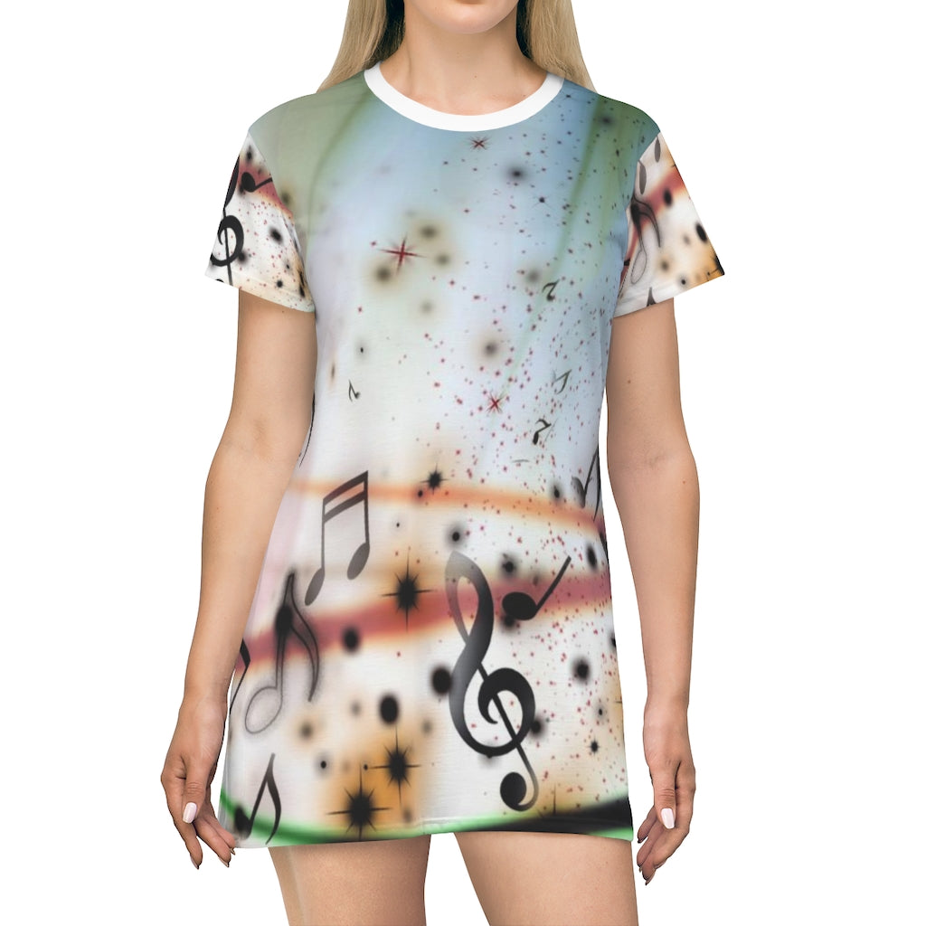 Magical Music T-Shirt Dress