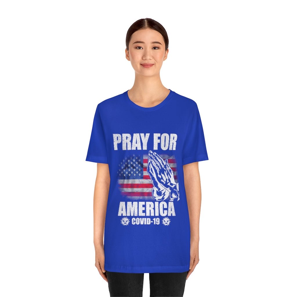 Pray For America Unisex Jersey Short Sleeve Tee