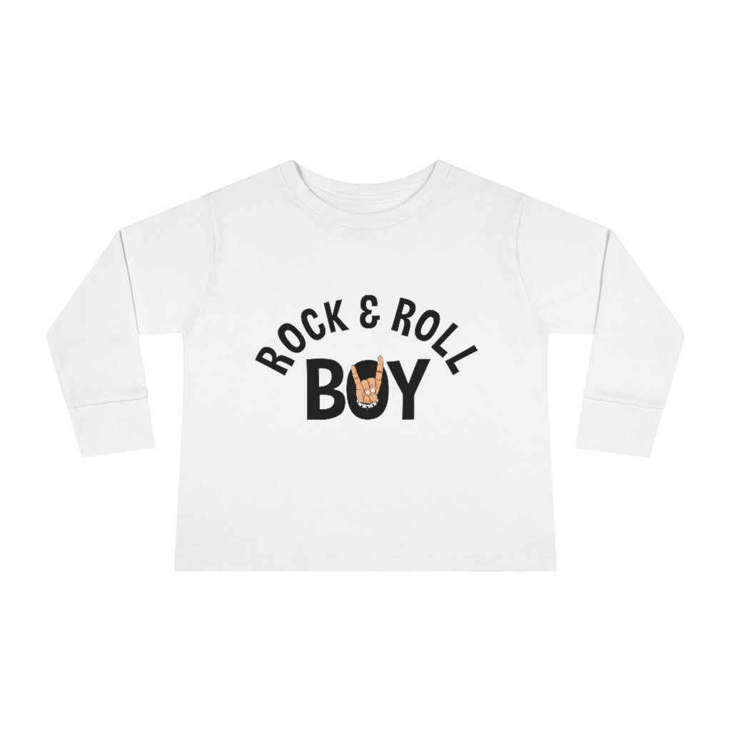 Rock And Roll Toddler Long Sleeve Tee