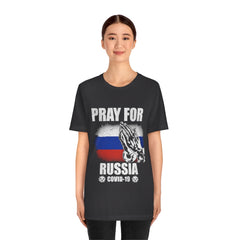 Pray For Russia Unisex Jersey Short Sleeve Tee