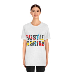 Hustle And Grind Unisex Jersey Short Sleeve Tee