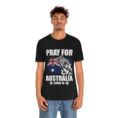 Pray For Australia Unisex Jersey Short Sleeve Tee