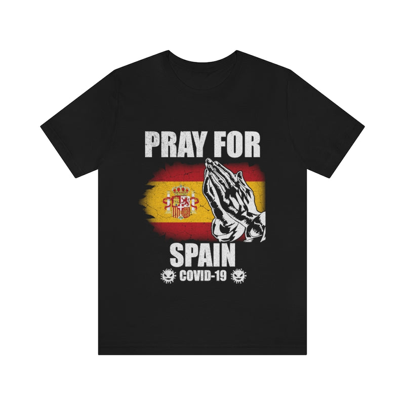 Pray For Spain Unisex Jersey Short Sleeve Tee