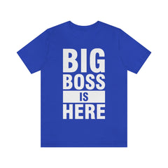 Big Boss Unisex Jersey Short Sleeve Tee