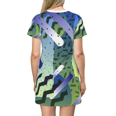 Sprinkles Geometric T-Shirt Dress