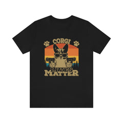 Corgi Lives Matter Unisex Jersey Short Sleeve Tee