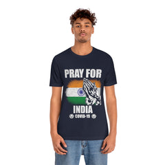 Pray For India Unisex Jersey Short Sleeve Tee