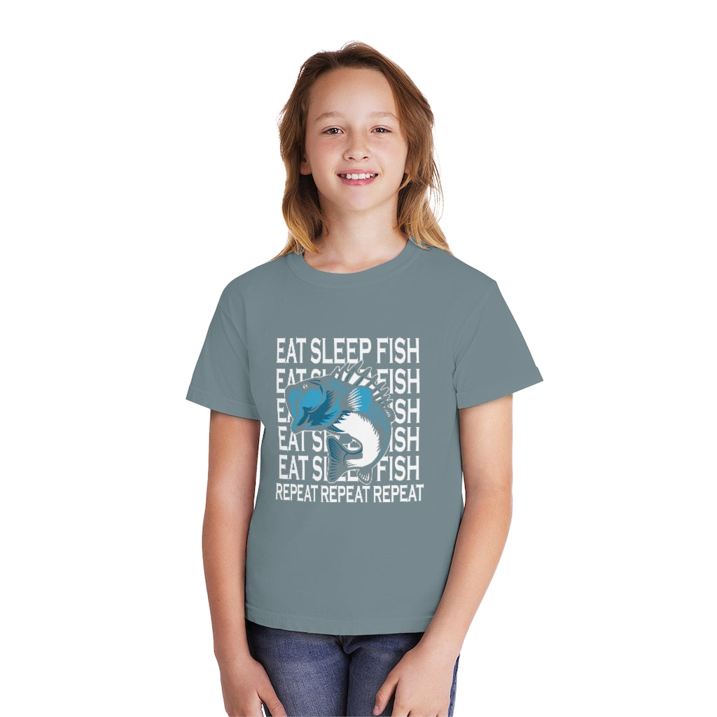 Fishing Repeat Youth Midweight Tee