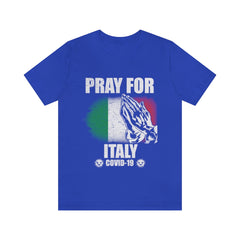 Pray For Italy Unisex Jersey Short Sleeve Tee