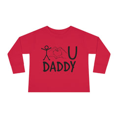 Love Daddy Toddler Long Sleeve Tee