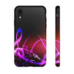 Floating Notes Music iPhone Tough Cases