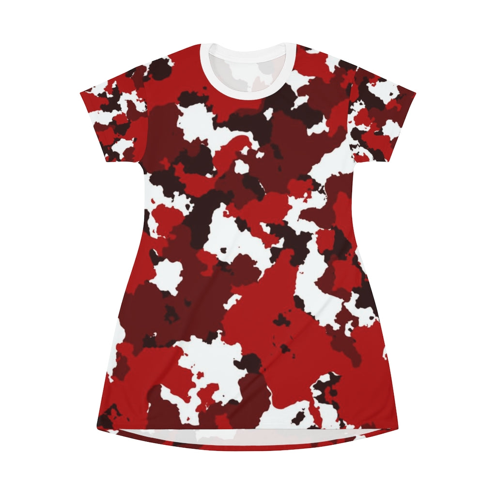 Red Army Camo T-Shirt Dress