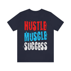 Hustle Muscle Unisex Jersey Short Sleeve Tee