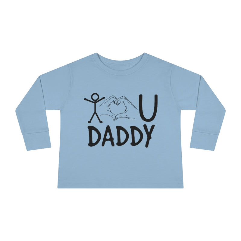 Love Daddy Toddler Long Sleeve Tee