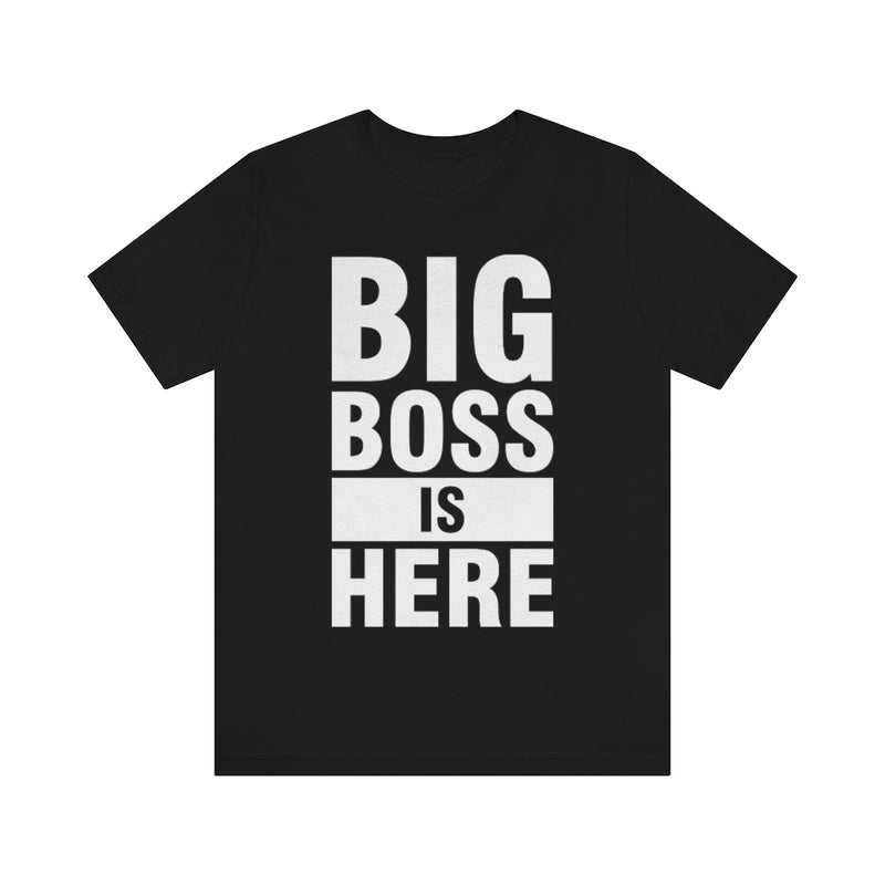 Big Boss Unisex Jersey Short Sleeve Tee