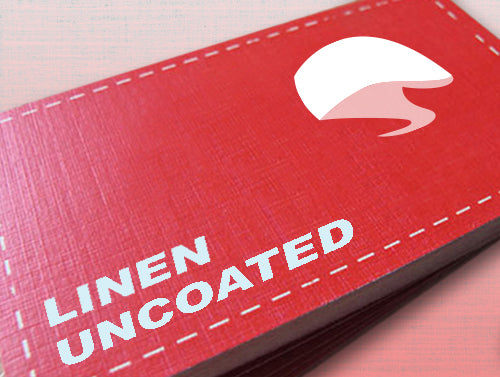 100LB Linen Uncoated 2 Side Full Color Business Cards