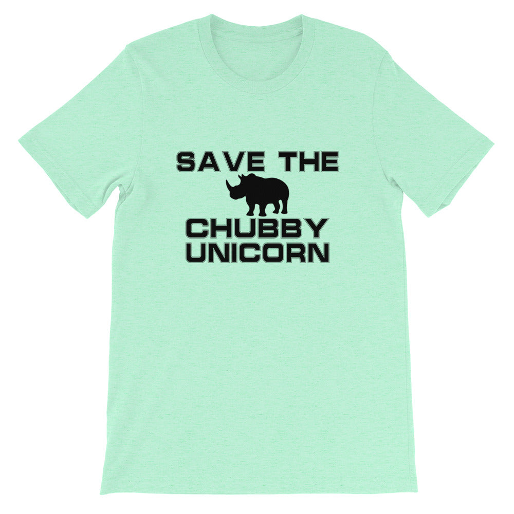 Chubby Unicorn Short-Sleeve Unisex T-Shirt