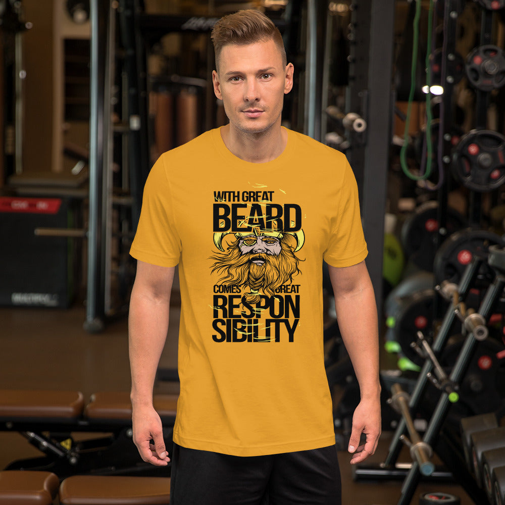 Beard Short-Sleeve Unisex T-Shirt