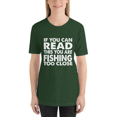 Fishing Too Close Short-Sleeve Women T-Shirt