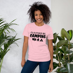 I'd Rather Be Camping Short-Sleeve Women T-Shirt