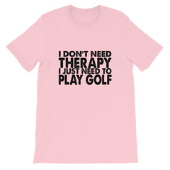 Golf Therapy Short-Sleeve Unisex T-Shirt