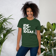 I Don't Care Short-Sleeve Women T-Shirt