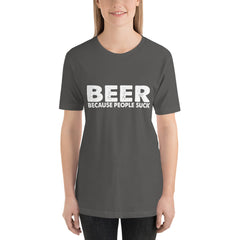 Beer Because People Short-Sleeve Women T-Shirt