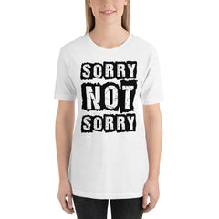 Sorry Not Sorry Short-Sleeve Women T-Shirt