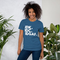 I Don't Care Short-Sleeve Women T-Shirt