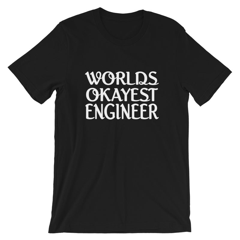 Worlds Okayest Engineer Short-Sleeve Women T-Shirt