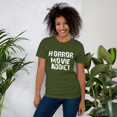 Horror Movie Addict Short-Sleeve Women T-Shirt