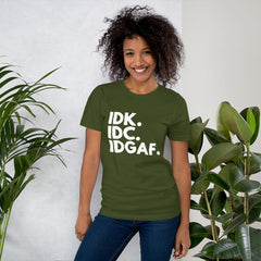 I Don't Care Short-Sleeve Women T-Shirt