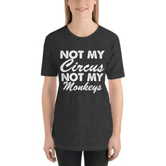 Not My Monkeys Short-Sleeve Women T-Shirt