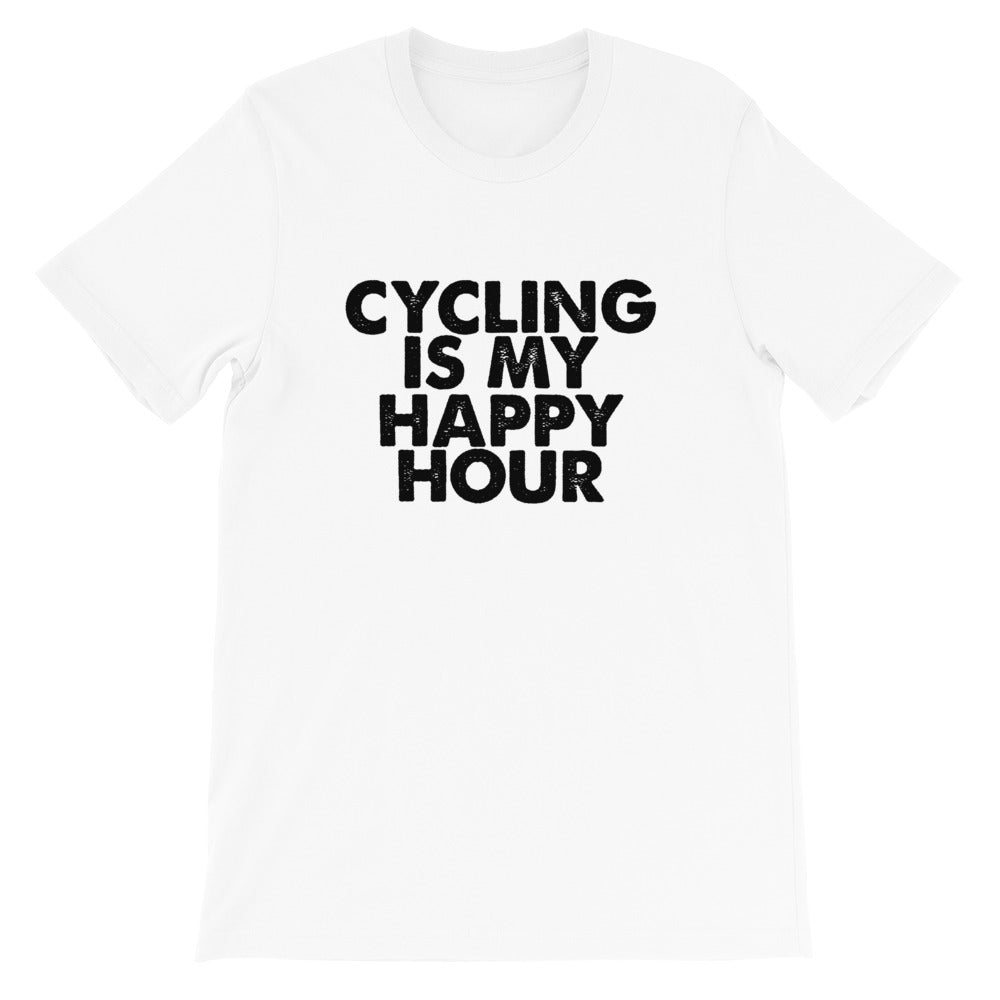 Cycling Happy Hour Short-Sleeve Unisex T-Shirt
