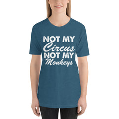 Not My Monkeys Short-Sleeve Women T-Shirt
