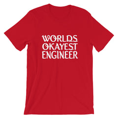 Worlds Okayest Engineer Short-Sleeve Women T-Shirt