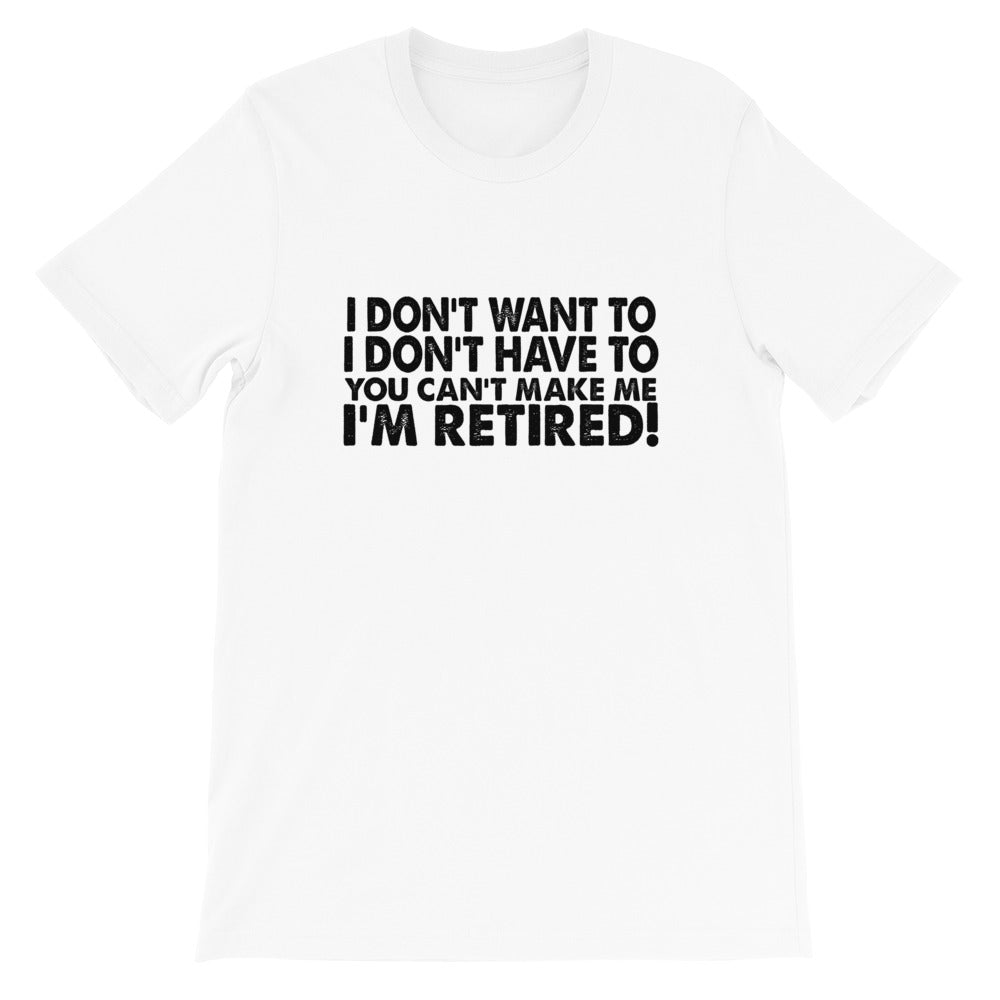 Retired Short-Sleeve Unisex T-Shirt