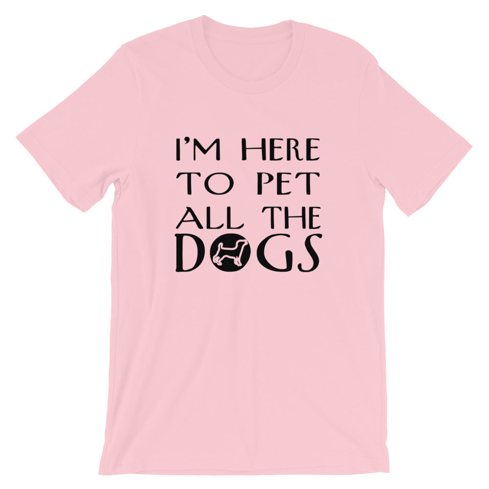 Pet All The Dogs Short-Sleeve Women T-Shirt