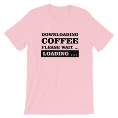 Downloading Coffee Short-Sleeve Unisex T-Shirt