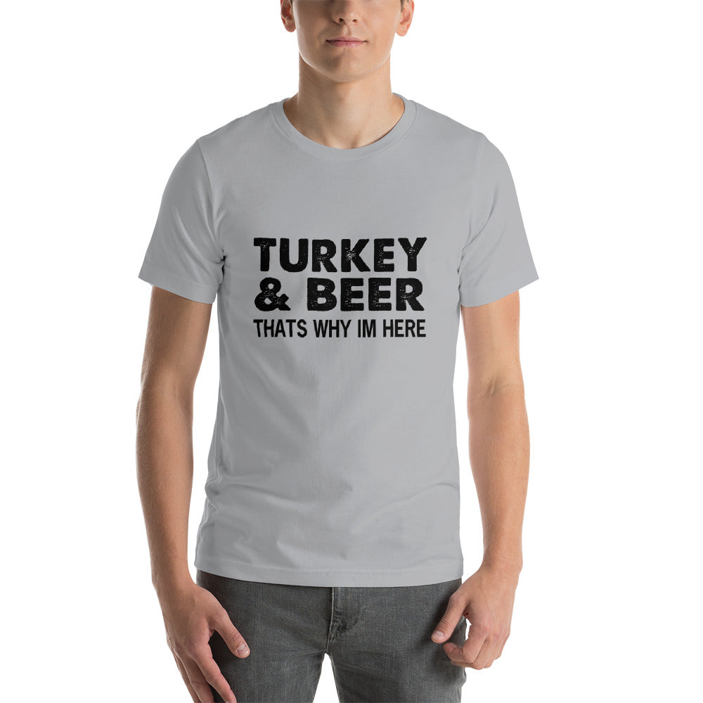 Turkey And Beer Short-Sleeve Unisex T-Shirt