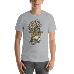 Lion Skull Head Short-Sleeve Unisex T-Shirt