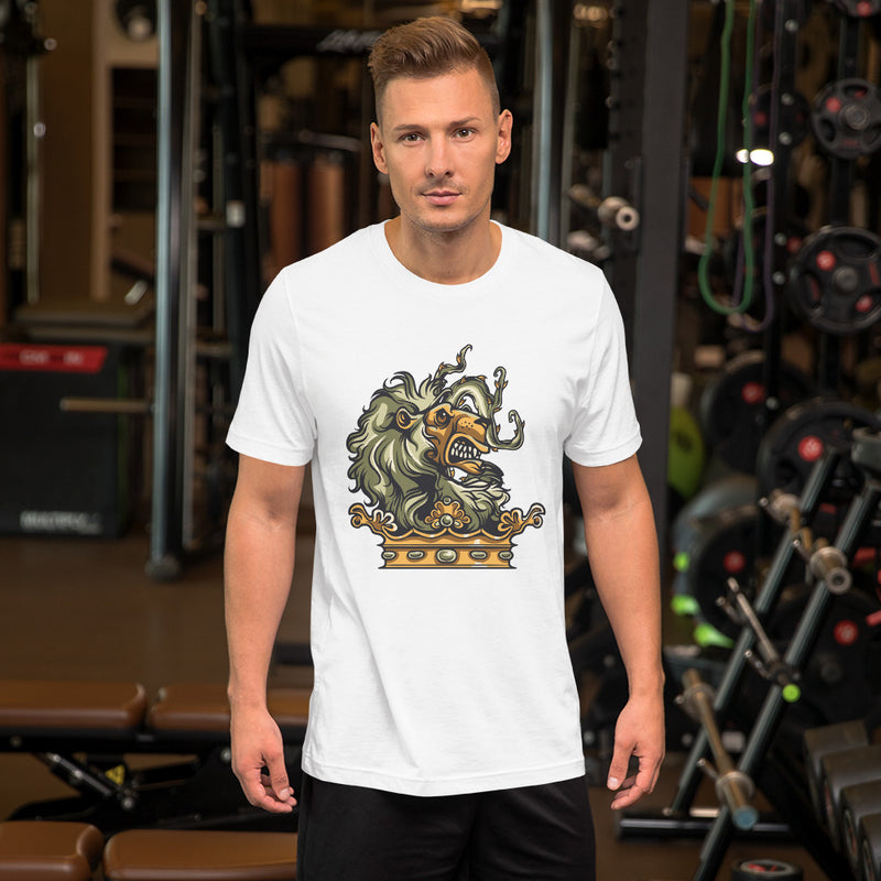 Lion Head Short-Sleeve Unisex T-Shirt