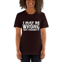 I Doubt It Short-Sleeve Women T-Shirt