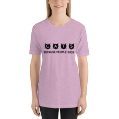 Cats Because People Short-Sleeve Women T-Shirt