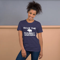 Chubby Unicorn Short-Sleeve Women T-Shirt