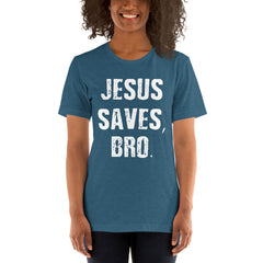 Jesus Saves Bro Short-Sleeve Women T-Shirt