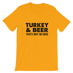 Turkey And Beer Short-Sleeve Women T-Shirt