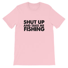 Take Me Fishing Short-Sleeve Unisex T-Shirt