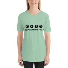 Cats Because People Short-Sleeve Women T-Shirt