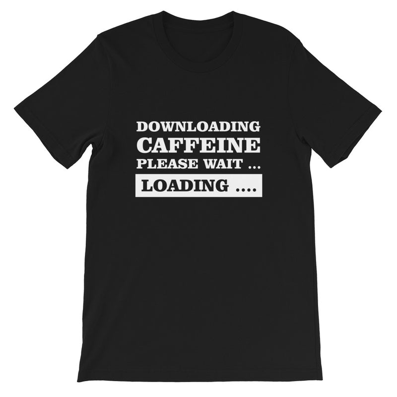 Downloading Caffeine Short-Sleeve Women T-Shirt